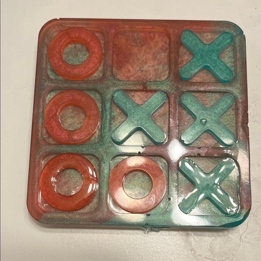 Handmade Travel Tic-Tac-Toe Game Set for Kids - Picture 3 of 4